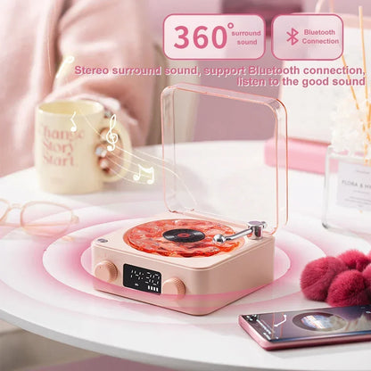 Stax™ Waves Vinyl Player Bluetooth Speaker