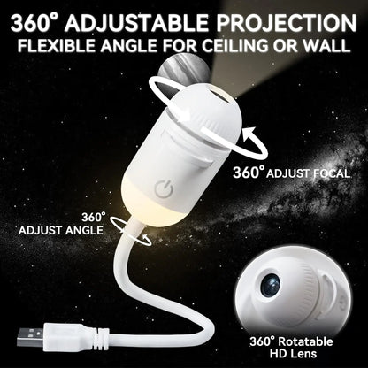 Stax™ Mini LED Nightlight Wall Lamp with Brightness Sliding Projection