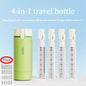 Stax™ 4 In 1 Travel Dispenser Portable Travel Bottles