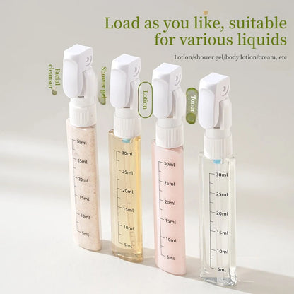 Stax™ 4 In 1 Travel Dispenser Portable Travel Bottles
